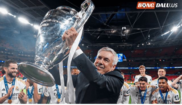 Cựu huấn luyện viên Real Madrid Ancelotti và những danh hiệu
